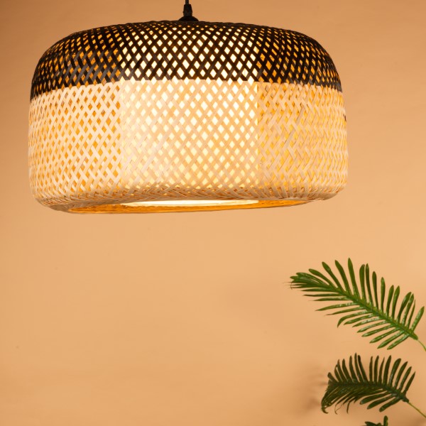 Opium bamboo Pendant Lamp ( D45 X H25 CM )