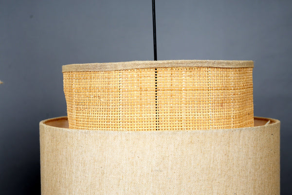 Fabric Jute lamp Shade Perfect Hanging Pendant Light